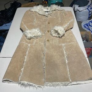 Steve Madden Winter Sherpa Trenchcoat